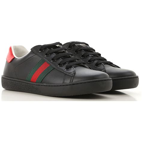 sport shoes 1074 black gucci kids size 33|gucci polo dress for kids.